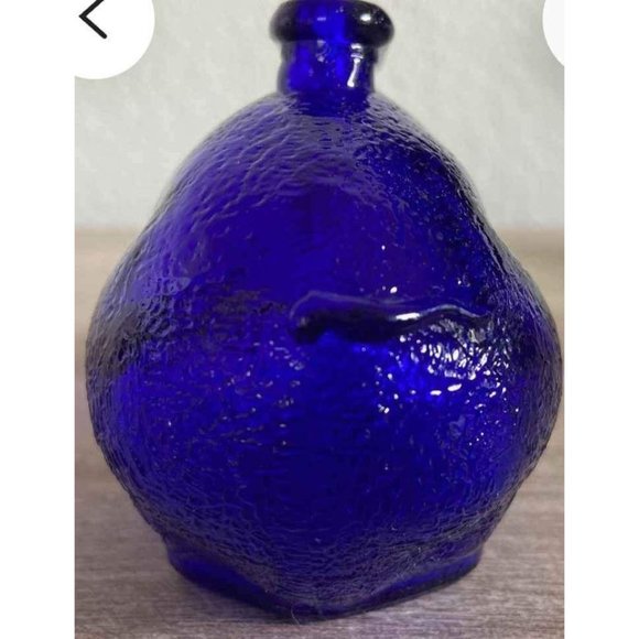 Vintage Small Cobalt Blue Glass Piggy Coin Money Bank•MINT CONDITION•I have ten - Picture 7 of 10